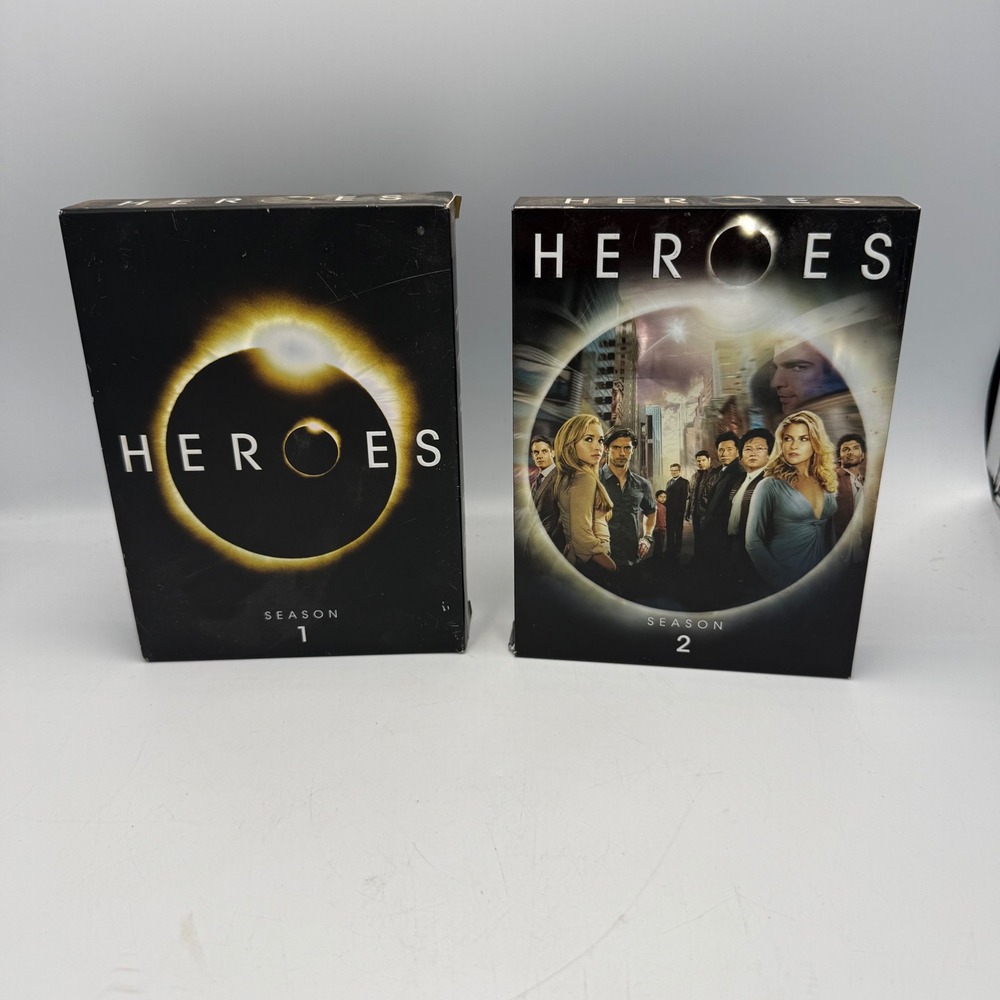 Heroes Season 1 and 2 DVD Box Set NBC Sci-Fi Series Complete Seasons 1-2 Bundle